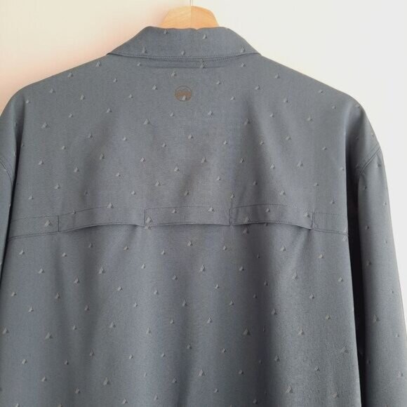 WIND RIVER Vented Back Fishing Utility Sleeve Button Down Shirt Blue Men's Sz XL - Picture 11 of 16